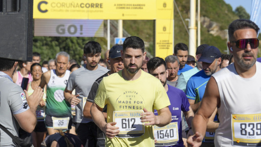 Gran participación en una nueva prueba del circuito de carreras por los barrios coruñeses
