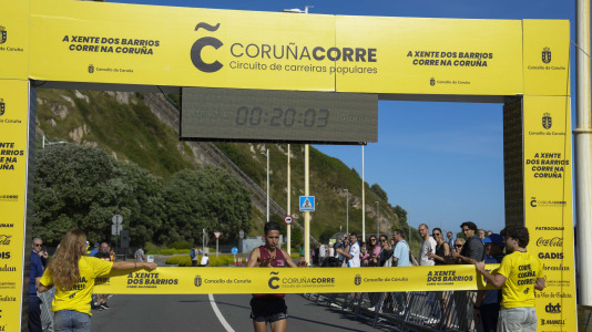 Gran participación en una nueva prueba del circuito de carreras por los barrios coruñeses