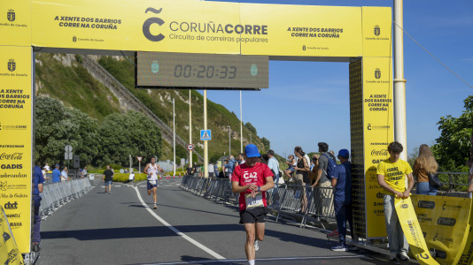 Gran participación en una nueva prueba del circuito de carreras por los barrios coruñeses