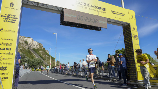 Gran participación en una nueva prueba del circuito de carreras por los barrios coruñeses