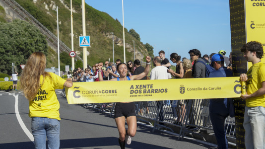 Gran participación en una nueva prueba del circuito de carreras por los barrios coruñeses