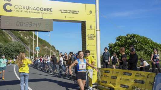 Gran participación en una nueva prueba del circuito de carreras por los barrios coruñeses