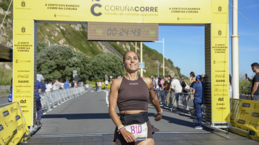 Gran participación en una nueva prueba del circuito de carreras por los barrios coruñeses