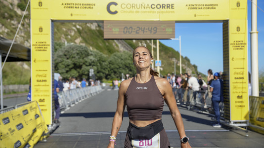 Gran participación en una nueva prueba del circuito de carreras por los barrios coruñeses