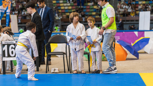 El torneo de judo de categorías base que rinde homenaje a Miguel Ángel López Pérez se celebró en el Coliseum