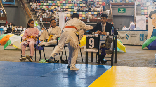 El torneo de judo de categorías base que rinde homenaje a Miguel Ángel López Pérez se celebró en el Coliseum