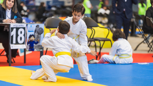 El torneo de judo de categorías base que rinde homenaje a Miguel Ángel López Pérez se celebró en el Coliseum