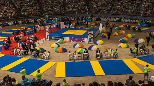 El torneo de judo de categorías base que rinde homenaje a Miguel Ángel López Pérez se celebró en el Coliseum