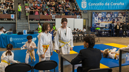 El torneo de judo de categorías base que rinde homenaje a Miguel Ángel López Pérez se celebró en el Coliseum