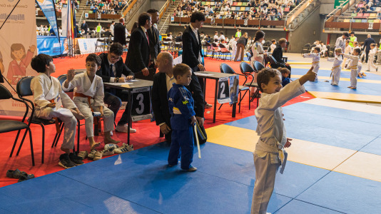 El torneo de judo de categorías base que rinde homenaje a Miguel Ángel López Pérez se celebró en el Coliseum