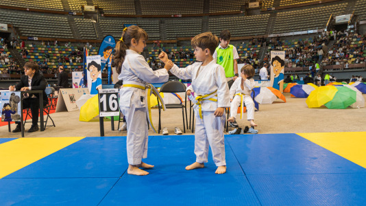 El torneo de judo de categorías base que rinde homenaje a Miguel Ángel López Pérez se celebró en el Coliseum