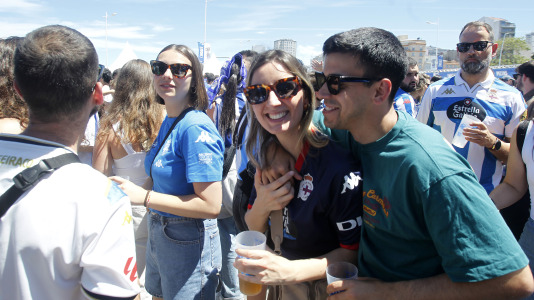 La Fan Zone de Riazor vibró con The Rapants