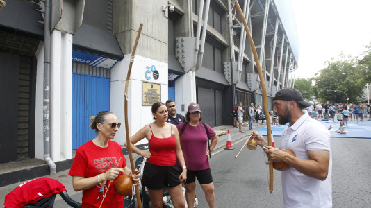El entorno del estadio de Riazor y las playas acogieron una amplia variedad de actividades