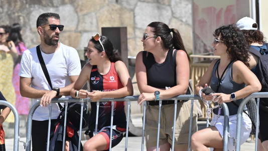 Espectacular ambiente en las pruebas de los campeonatos de España este sábado en la ciudad herculina