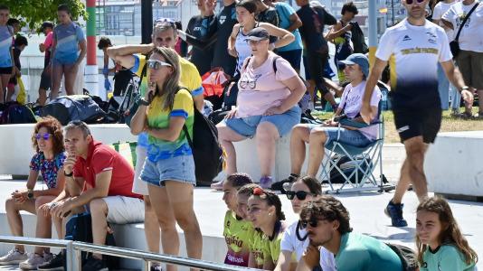 Espectacular ambiente en las pruebas de los campeonatos de España este sábado en la ciudad herculina