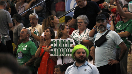 4.200 espectadores estuvieron presentes en el Palacio de los Deportes de Riazor