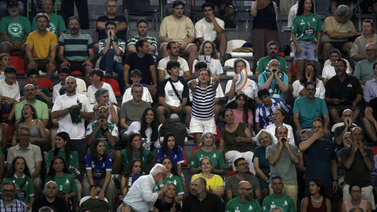 4.200 espectadores estuvieron presentes en el Palacio de los Deportes de Riazor