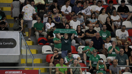 4.200 espectadores estuvieron presentes en el Palacio de los Deportes de Riazor