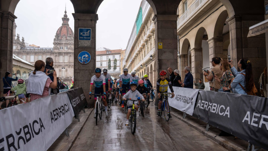 La participación en el Día de la Bicicleta supuso un éxito