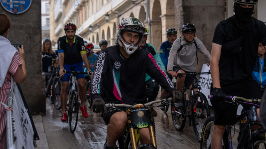 La participación en el Día de la Bicicleta supuso un éxito