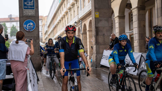 La participación en el Día de la Bicicleta supuso un éxito