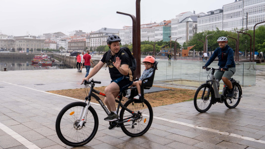 La participación en el Día de la Bicicleta supuso un éxito