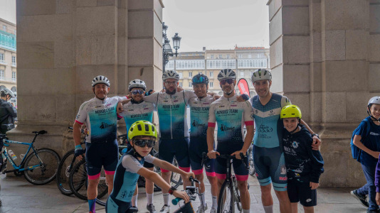 La participación en el Día de la Bicicleta supuso un éxito