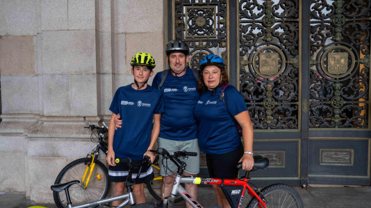 La participación en el Día de la Bicicleta supuso un éxito