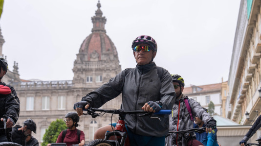La participación en el Día de la Bicicleta supuso un éxito
