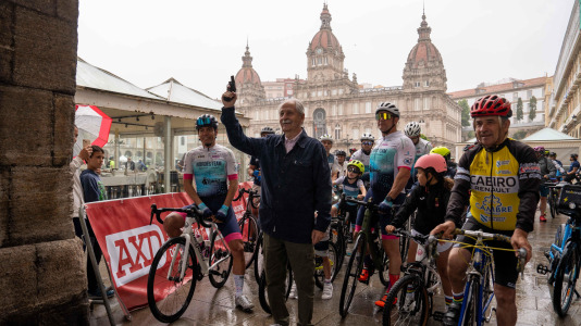 La participación en el Día de la Bicicleta supuso un éxito