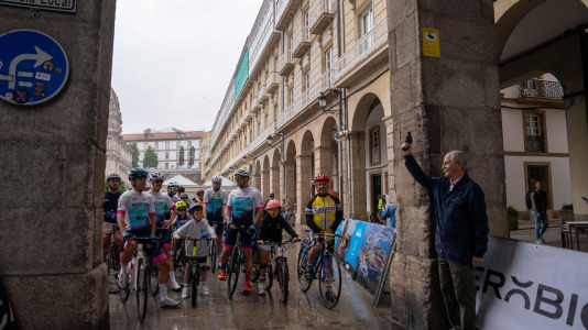 La participación en el Día de la Bicicleta supuso un éxito