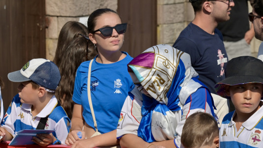 Cientos de seguidores animaron al equipo blanquiazul en A Magdalena