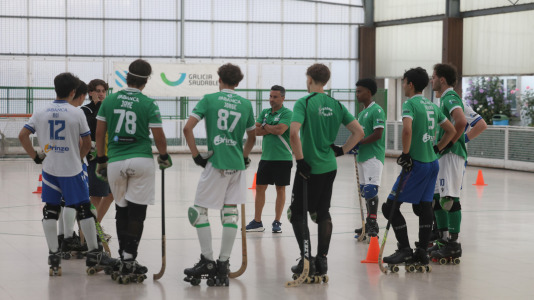 Los canteranos verdiblancos, que competirán en la OK Bronce, iniciaron los entrenamientos a las órdenes de Pichu Galvani