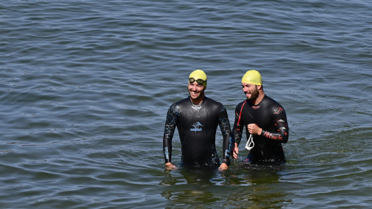 Las mejores imágenes de una de las pruebas de natación tradicionales del verano