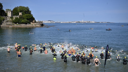 Las mejores imágenes de una de las pruebas de natación tradicionales del verano