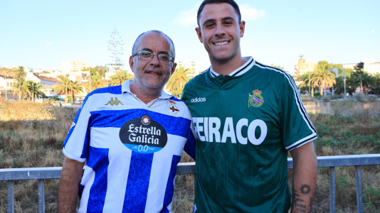 Cientos de seguidores blanquiazules estuvieron en La Rosaleda