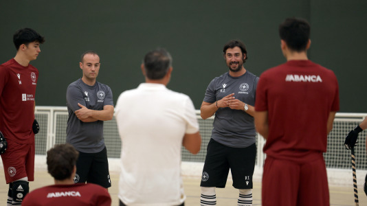 El equipo coruñés se presenta con los fichajes de Pablo Cancela y Gaspar Varela
