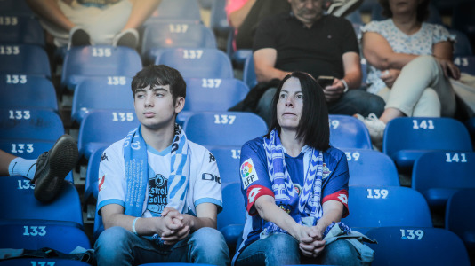 La alegría fue completa en Riazor