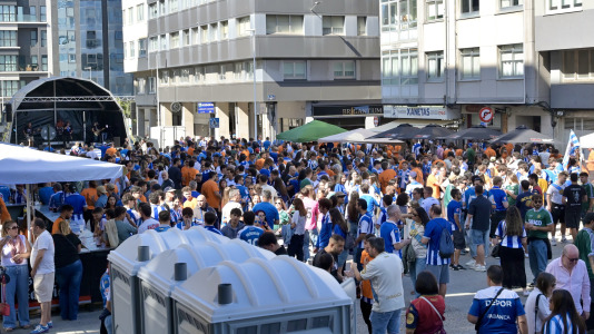 La alegría fue completa en Riazor