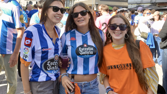 La alegría fue completa en Riazor