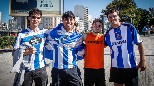 La alegría fue completa en Riazor