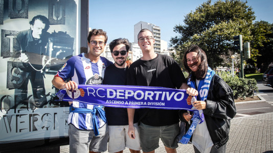 La alegría fue completa en Riazor