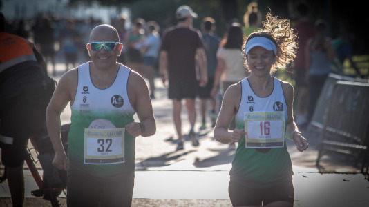 Cientos de corredores participaron en una nueva prueba del Coruña Corre