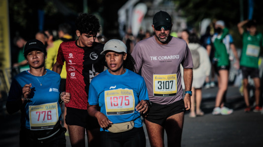 Cientos de corredores participaron en una nueva prueba del Coruña Corre