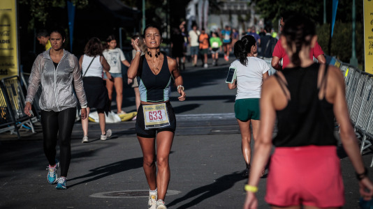 Cientos de corredores participaron en una nueva prueba del Coruña Corre