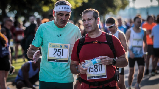 Cientos de corredores participaron en una nueva prueba del Coruña Corre