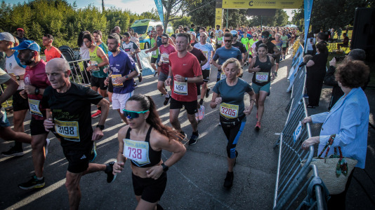 Cientos de corredores participaron en una nueva prueba del Coruña Corre