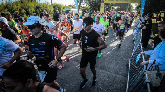 Cientos de corredores participaron en una nueva prueba del Coruña Corre
