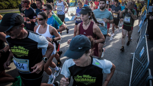 Cientos de corredores participaron en una nueva prueba del Coruña Corre