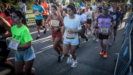 Cientos de corredores participaron en una nueva prueba del Coruña Corre